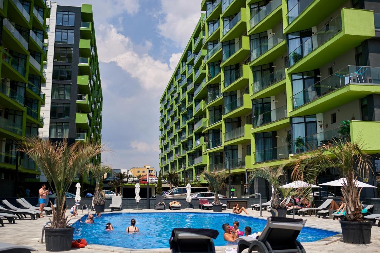 Cristalex Aparthotel & Spa Mamaia Nord 那沃达利 外观 照片