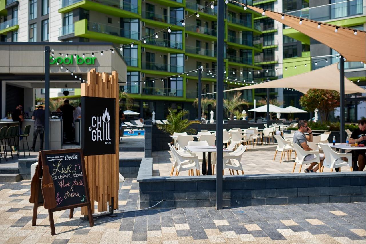 Cristalex Aparthotel & Spa Mamaia Nord 那沃达利 外观 照片